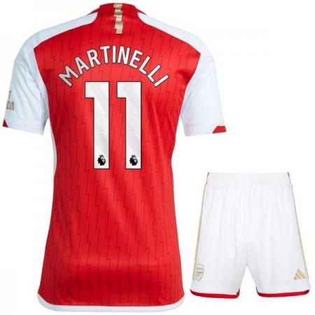 Camisola Arsenal 2023-24 Martinelli 11 Criança 1º Equipamento Manga Curta
